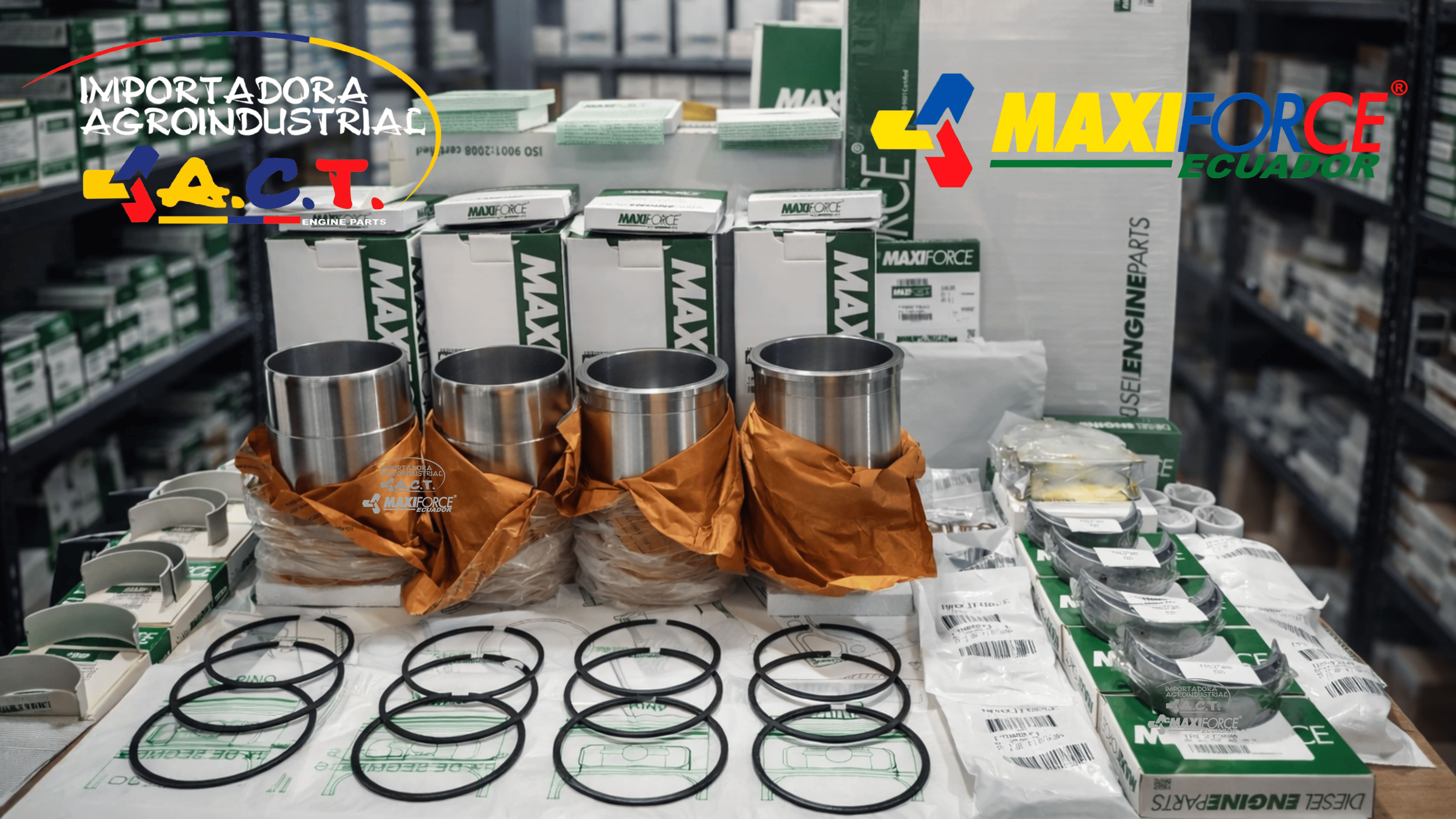 ¿Qué significa que Maxiforce tenga calidad OEM y certificación ISO 9001 en sus repuestos?